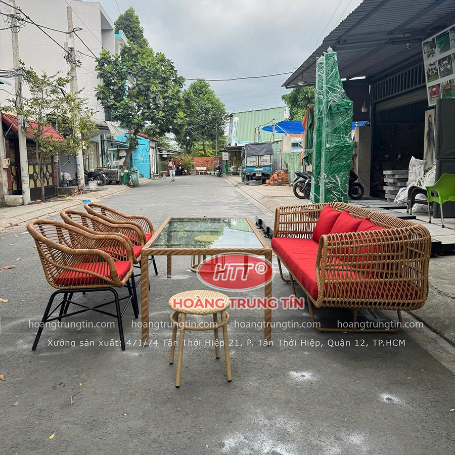 Sofa Nhựa Giả Mây HTT 03