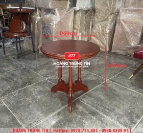 Bàn cafe gỗ cao cấp HTT01