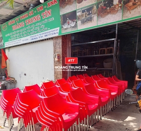Ghế cafe nhựa nữ hoàng