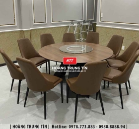 Bàn ghế ăn sắt nệm cao cấp HTT03