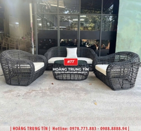 Sofa đan nhựa giả mây HTT050
