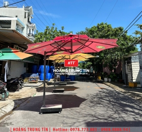 Dù che nắng lệch tâm tròn 3m8 HTT-02