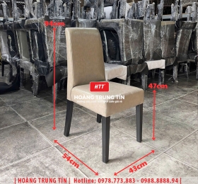 Ghế cafe gỗ nệm cao cấp HTT43
