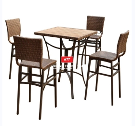 Ghế Bar Nhựa Giả Mây cao cấp Giá Thanh Lý
