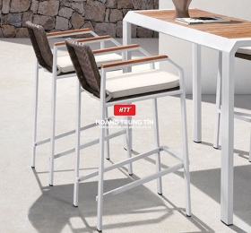 Bàn Ghế Bar Nhựa Giả Mây cao cấp Giá Thanh Lý