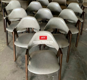 Ghế cafe gỗ bọc nệm