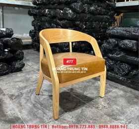 Ghế cafe gỗ nệm cao cấp HTT67