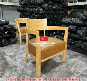 Ghế cafe gỗ nệm cao cấp HTT68