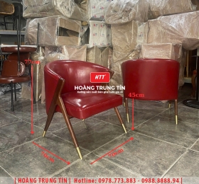 Ghế cafe gỗ nệm cao cấp HTT54