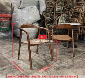 Ghế cafe gỗ cao cấp HTT09