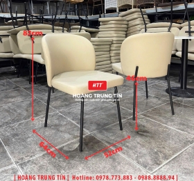 Ghế cafe sắt nệm cao cấp HTT12