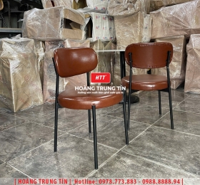 Ghế cafe sắt nệm HTT02