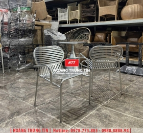 Ghế cafe sắt ngoài trời HTT05