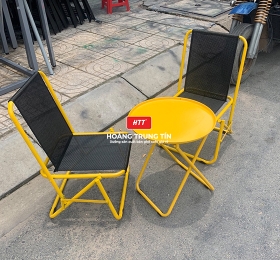 Bàn ghế cafe xếp HTT008