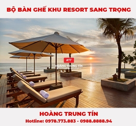 Bộ Ghế tắm nắng dù chính tâm