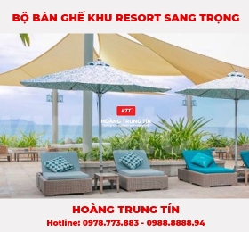 Bàn Ghế hồ bơi Resort