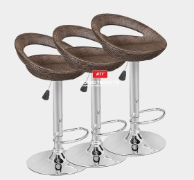 Ghế Quán Bar Nhựa Giả Mây