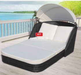 Mẫu Giường tắm nắng giả mây Cao Cấp 