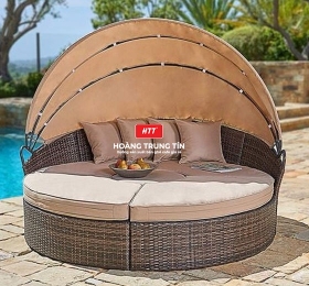 Mẫu Giường tắm nắng giả mây Cao Cấp