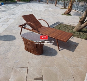 Mẫu Giường tắm nắng giả mây