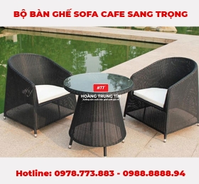 Bộ Sofa nhựa giả Mây Cao cấp