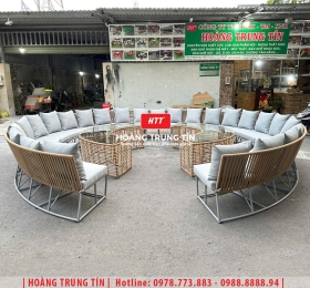 Sofa đan dây dù ngoài trời HTT-02
