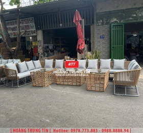 Sofa đan dây dù ngoài trời HTT01
