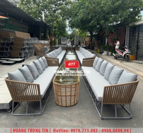 Sofa đan dây dù ngoài trời HTT02