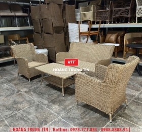 Sofa đan nhựa giả mây HTT046