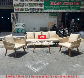 Sofa đan nhựa giả mây HTT061