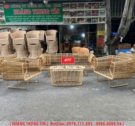 Sofa đan nhựa giả mây HTT063