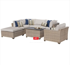 Sofa Mây Nhựa Ngoài Trời