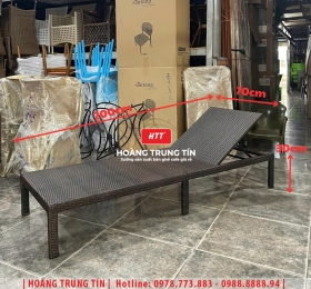 Thanh lý 300 Giường tắm nắng, ghế hồ bơi đan nhựa giả mây