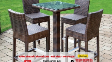 Bàn Cafe Cao - Lựa Chọn Hoàn Hảo Cho Không Gian Cafe Hiện Đại