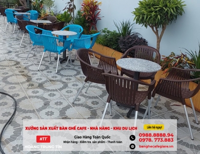 Bàn cà phê đẹp kiểu dáng độc đáo giúp quán trở nên khác biệt