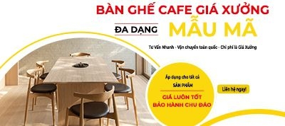 Bàn ghế cafe giá xưởng