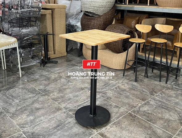 Bàn bar sắt gỗ HTT02