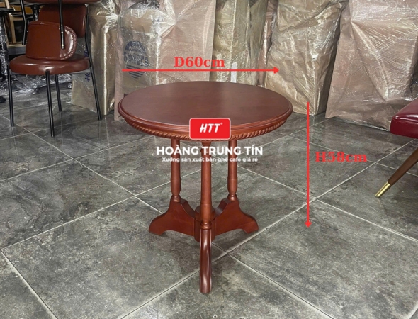 Bàn cafe gỗ cao cấp HTT01