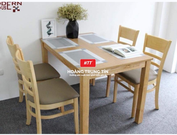 Bộ bàn ghế cafe gỗ nệm BCF010