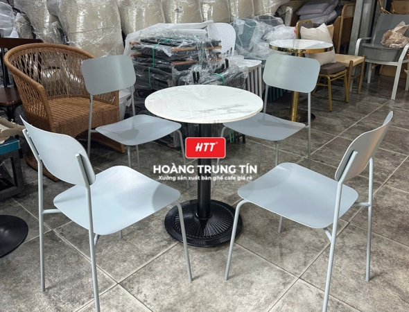 Bàn ghế cafe sắt ngoài trời HTT30
