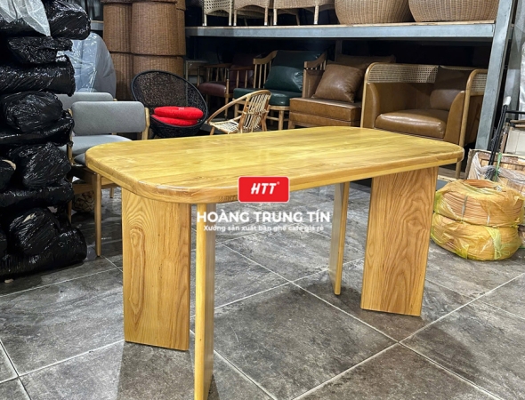 Bàn ghế nhà hàng gỗ nệm cao cấp HTT08