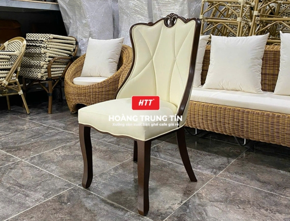 Ghế gỗ nệm cao cấp HTT13