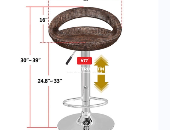 Ghế Bar Mây Nhựa cao cấp