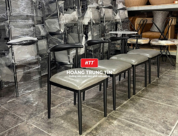 Ghế cafe sắt nệm HTT01