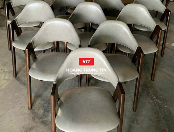Ghế cafe gỗ bọc nệm