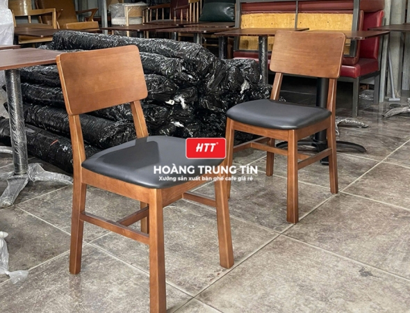 Ghế cafe gỗ nệm cao cấp HTT66