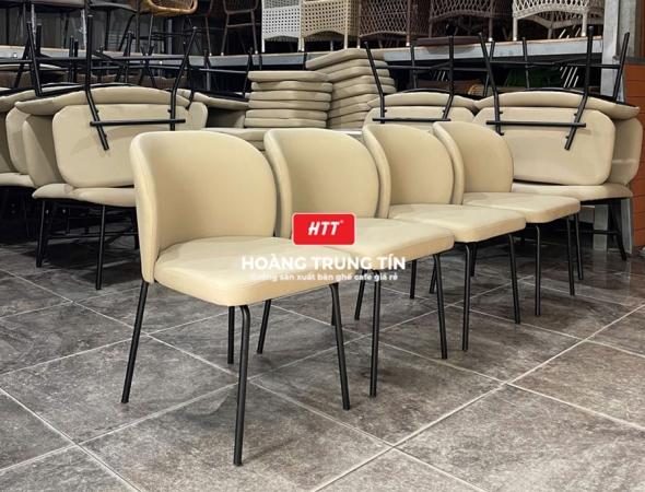 Ghế cafe sắt nệm cao cấp HTT12