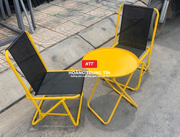 Bàn ghế cafe xếp HTT008