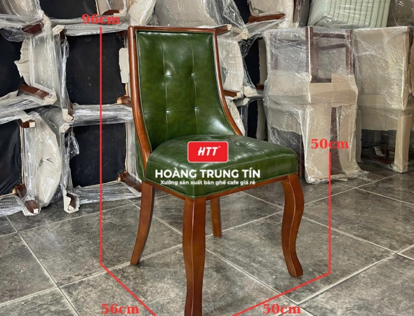 Ghế cafe gỗ nệm cao cấp HTT62