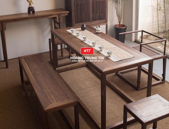 Mẫu bàn ghế nhà hàng sang trọng